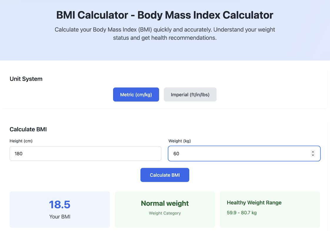 bmi-calculator